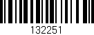 Código de barras (EAN, GTIN, SKU, ISBN): '132251'