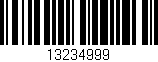 Código de barras (EAN, GTIN, SKU, ISBN): '13234999'