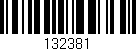 Código de barras (EAN, GTIN, SKU, ISBN): '132381'