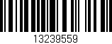 Código de barras (EAN, GTIN, SKU, ISBN): '13239559'