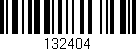 Código de barras (EAN, GTIN, SKU, ISBN): '132404'