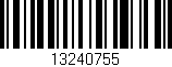 Código de barras (EAN, GTIN, SKU, ISBN): '13240755'