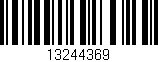 Código de barras (EAN, GTIN, SKU, ISBN): '13244369'