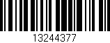 Código de barras (EAN, GTIN, SKU, ISBN): '13244377'