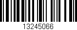 Código de barras (EAN, GTIN, SKU, ISBN): '13245066'