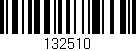 Código de barras (EAN, GTIN, SKU, ISBN): '132510'