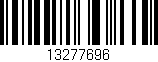 Código de barras (EAN, GTIN, SKU, ISBN): '13277696'