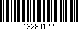 Código de barras (EAN, GTIN, SKU, ISBN): '13280122'