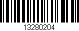 Código de barras (EAN, GTIN, SKU, ISBN): '13280204'