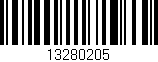 Código de barras (EAN, GTIN, SKU, ISBN): '13280205'