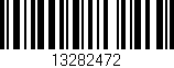 Código de barras (EAN, GTIN, SKU, ISBN): '13282472'