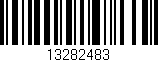 Código de barras (EAN, GTIN, SKU, ISBN): '13282483'