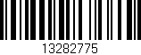 Código de barras (EAN, GTIN, SKU, ISBN): '13282775'