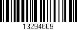 Código de barras (EAN, GTIN, SKU, ISBN): '13294609'