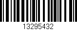 Código de barras (EAN, GTIN, SKU, ISBN): '13295432'