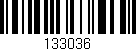 Código de barras (EAN, GTIN, SKU, ISBN): '133036'