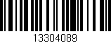 Código de barras (EAN, GTIN, SKU, ISBN): '13304089'