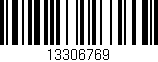Código de barras (EAN, GTIN, SKU, ISBN): '13306769'