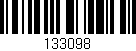 Código de barras (EAN, GTIN, SKU, ISBN): '133098'