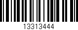 Código de barras (EAN, GTIN, SKU, ISBN): '13313444'