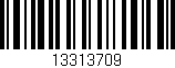 Código de barras (EAN, GTIN, SKU, ISBN): '13313709'