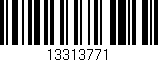 Código de barras (EAN, GTIN, SKU, ISBN): '13313771'