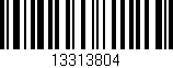 Código de barras (EAN, GTIN, SKU, ISBN): '13313804'