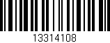 Código de barras (EAN, GTIN, SKU, ISBN): '13314108'