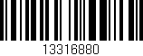 Código de barras (EAN, GTIN, SKU, ISBN): '13316880'