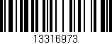 Código de barras (EAN, GTIN, SKU, ISBN): '13316973'