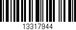 Código de barras (EAN, GTIN, SKU, ISBN): '13317944'
