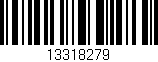 Código de barras (EAN, GTIN, SKU, ISBN): '13318279'