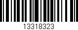Código de barras (EAN, GTIN, SKU, ISBN): '13318323'