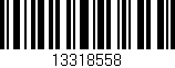Código de barras (EAN, GTIN, SKU, ISBN): '13318558'