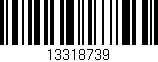 Código de barras (EAN, GTIN, SKU, ISBN): '13318739'