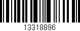 Código de barras (EAN, GTIN, SKU, ISBN): '13318896'
