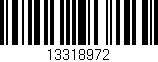 Código de barras (EAN, GTIN, SKU, ISBN): '13318972'