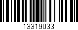 Código de barras (EAN, GTIN, SKU, ISBN): '13319033'