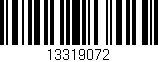 Código de barras (EAN, GTIN, SKU, ISBN): '13319072'