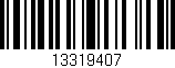 Código de barras (EAN, GTIN, SKU, ISBN): '13319407'
