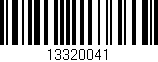 Código de barras (EAN, GTIN, SKU, ISBN): '13320041'
