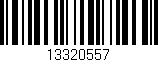 Código de barras (EAN, GTIN, SKU, ISBN): '13320557'