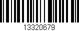 Código de barras (EAN, GTIN, SKU, ISBN): '13320679'