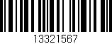 Código de barras (EAN, GTIN, SKU, ISBN): '13321567'