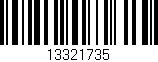 Código de barras (EAN, GTIN, SKU, ISBN): '13321735'