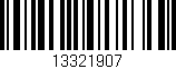 Código de barras (EAN, GTIN, SKU, ISBN): '13321907'