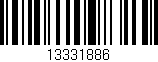 Código de barras (EAN, GTIN, SKU, ISBN): '13331886'