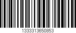 Código de barras (EAN, GTIN, SKU, ISBN): '1333313650853'