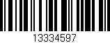 Código de barras (EAN, GTIN, SKU, ISBN): '13334597'