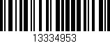 Código de barras (EAN, GTIN, SKU, ISBN): '13334953'